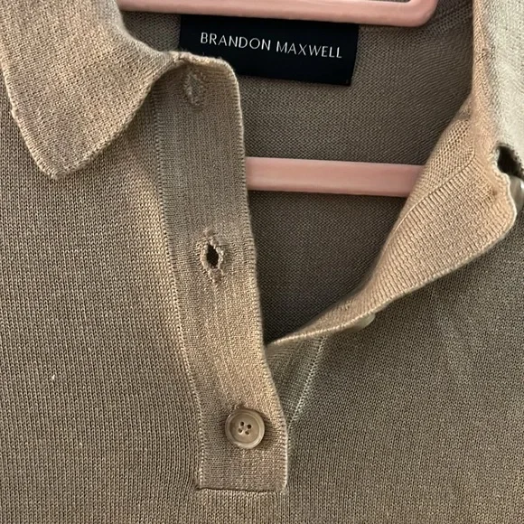 Brandon Maxwell Megan Markle XS Polo Shirt - Picture 4 of 6